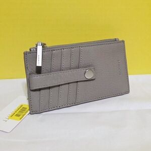 Hammitt Gray Leather Card Holder